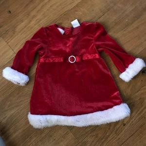 Baby santa dress 12m
